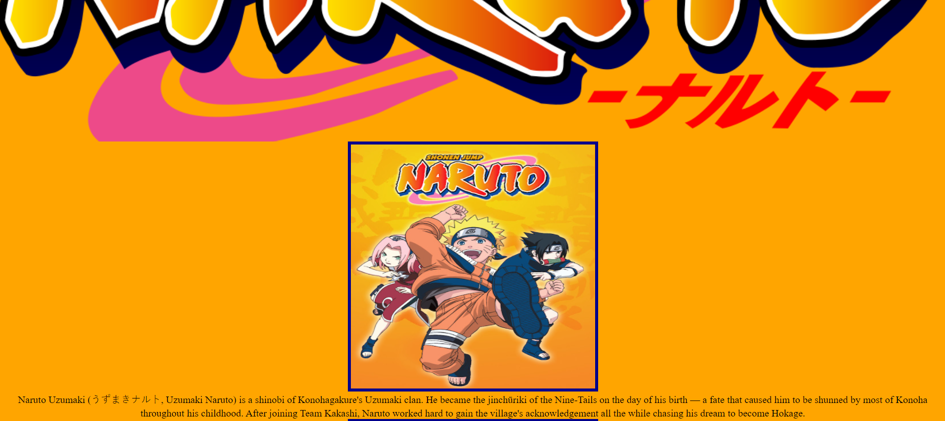 Naruto Fanpage